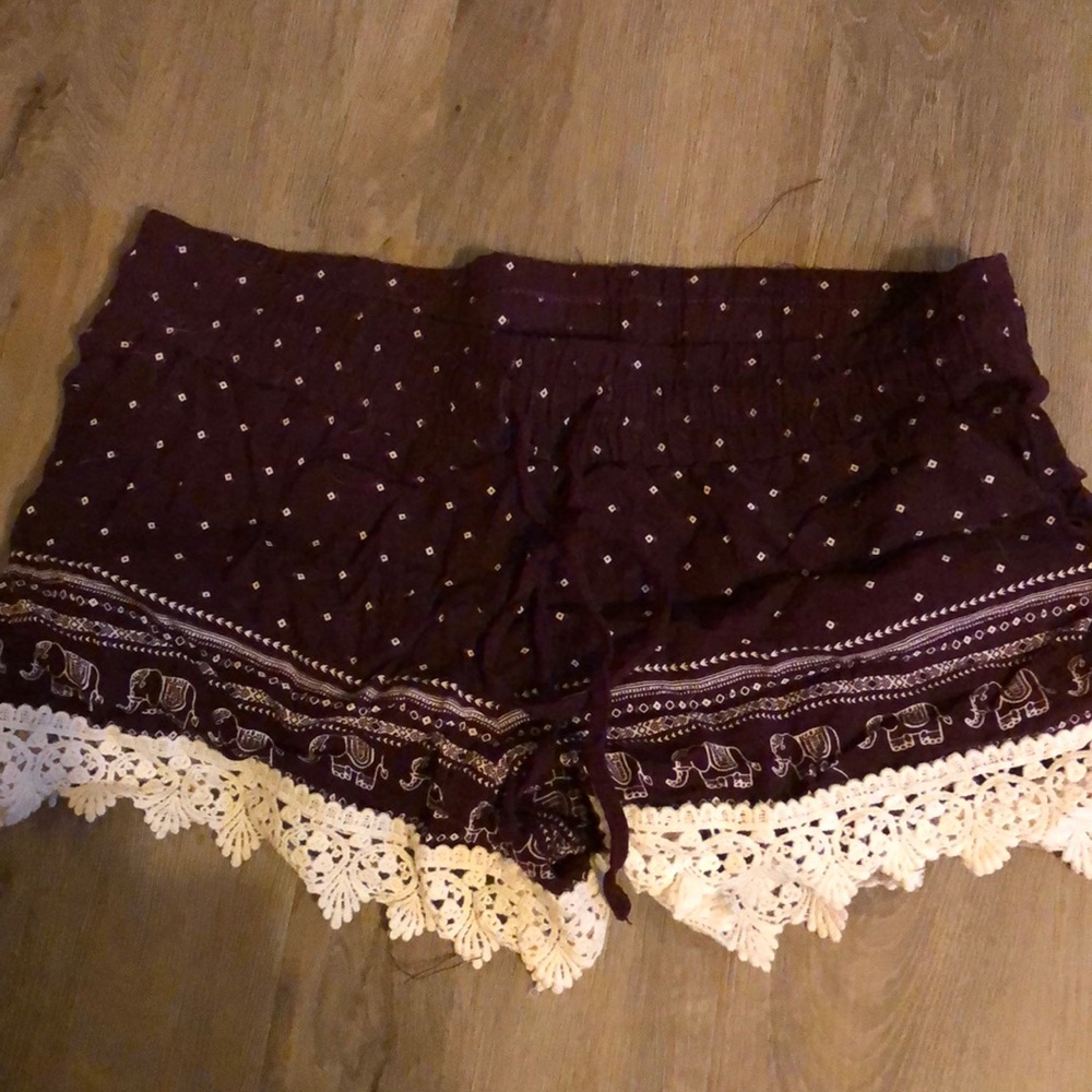 Maroon Lounge Shorts